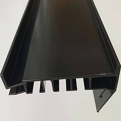 Профиль ПК5 "Гардина трёхрядная", черный (3,2 м)