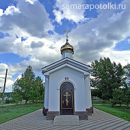 Установка потолка в храме в честь Преображения Господня